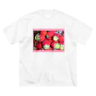 いちごichigo15苺のいちごichigo15の苺 ビッグシルエットTシャツ