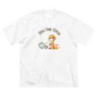 Heaven Monkeyのキツネのティータイム Big T-Shirt