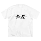 P.S公式グッズのP.Sロゴ大(黒) ビッグシルエットTシャツ