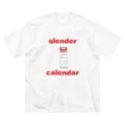 十織のお店のslender calendar ビッグシルエットTシャツ
