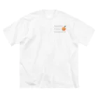 kusatta mikanのkusatta mikan no houteishiki ビッグシルエットTシャツ