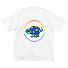 🐢かめきち🐬のかめきち ビッグシルエットTシャツ