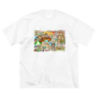 chimamusubiのフルオーダーイラスト商品見本 Big T-Shirt