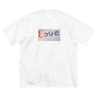 あんこ(みたらしあんこ)のLOVE🧡 ビッグシルエットTシャツ