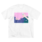 as long asのSpring melancholy ビッグシルエットTシャツ