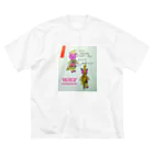 micro dahlia factoryのモヒカン設計図 ビッグシルエットTシャツ