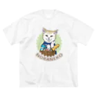 noraneko_storeのお買い物猫 Big T-Shirt