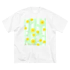 WISSCOLOR【ｳｨｽﾞｶﾗｰ】の春色【たんぽぽ】 ビッグシルエットTシャツ