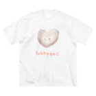 mydaringistabbycat  ダーリンはとらねこ　のTabby cat chocolate cake for my darling ビッグシルエットTシャツ