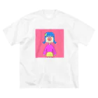 しなひな⇞のビビッドちゃん ビッグシルエットTシャツ