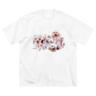 NORI OKAWAの賢い犬 大集合 ビッグシルエットTシャツ