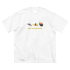 第５チャクラの光り物 ビッグシルエットTシャツ