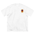 kg_shopの[☆両面] 次、とまります【視力検査表パロディ】 Big T-Shirt