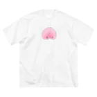 おちりしょっぷの儚いおちりもも ビッグシルエットTシャツ