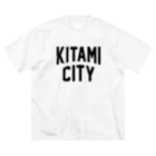 JIMOTOE Wear Local Japanの北見市 KITAMI CITY ビッグシルエットTシャツ