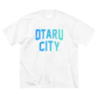 JIMOTOE Wear Local Japanの小樽市 OTARU CITY ビッグシルエットTシャツ