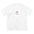 SatoLETTERの炎ロウ🕯 ビッグシルエットTシャツ