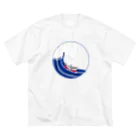 Mrs.Bean/ミセスビーンのサメサーファー ビッグシルエットTシャツ