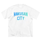 JIMOTOE Wear Local Japanの白山市 HAKUSAN CITY Big T-Shirt