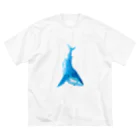 shokomumuのYAKUSHIMA ∞ ザトウクジラ ビッグシルエットTシャツ