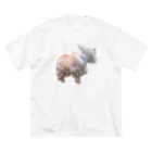 めんつゆのいぬ？犬？dog？ ビッグシルエットTシャツ