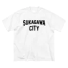 JIMOTOE Wear Local Japanの須賀川市 SUKAGAWA CITY Big T-Shirt