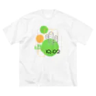 IQ02_sabotenのサボテンシリーズ ビッグシルエットTシャツ