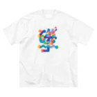 ティティティーティ・ティーティティの【漢字タイポ】磯子Tシャツ Big T-Shirt