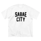 JIMOTO Wear Local Japanの鯖江市 SABAE CITY ビッグシルエットTシャツ