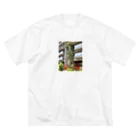 bunkagurashiの団地① ビッグシルエットTシャツ