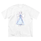 きっずしょっぷのドレスを着た天使 ビッグシルエットTシャツ