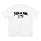 JIMOTOE Wear Local Japanの白河市 SHIRAKAWA CITY ビッグシルエットTシャツ