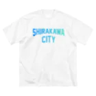 JIMOTOE Wear Local Japanの白河市 SHIRAKAWA CITY ビッグシルエットTシャツ