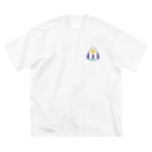 うさみるみの宇宙 ロケット ビッグシルエットTシャツ