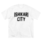 JIMOTOE Wear Local Japanの石狩市 ISHIKARI CITY ビッグシルエットTシャツ