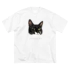 CONSOLER(コンソレ)のCONSOLER 猫 002 ビッグシルエットTシャツ