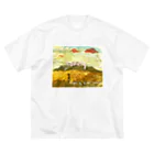 アトリエ「遥か彼方」の"Lonely" original graphic tee ビッグシルエットTシャツ