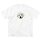 存在しない〇〇のベロだしわんちゃん ビッグシルエットTシャツ