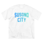 JIMOTO Wear Local Japanの裾野市 SUSONO CITY ビッグシルエットTシャツ