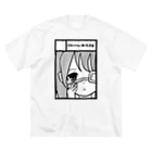 萬田裕仁の眼帯サークルカット ビッグシルエットTシャツ