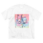 LUCIA×SPICA公式 オリジナルグッズショップのLUCIA×SPICA公式キャラクターグッズ ビッグシルエットTシャツ