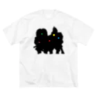 twoあんどtwoの『clown monkeys』ポップ、クラシック、カントリー、ロック、メロディ シルエットＶｅｒ． Big T-Shirt