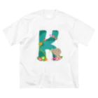 シラギク堂本舗のKはKiwiのK ビッグシルエットTシャツ