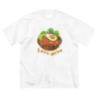 huroshikiのロコモコ/Loco Moko ビッグシルエットTシャツ