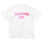 JIMOTOE Wear Local Japanの富士吉田市 FUJI YOSHIDA CITY Big T-Shirt