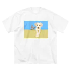 M-SUZURIのわんことにゃんこ☆ラフカラー Big T-Shirt