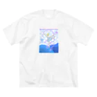 生まれたておじいちゃんの海月の踊り子 ビッグシルエットTシャツ