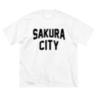 JIMOTOE Wear Local Japanのさくら市 SAKURA CITY ビッグシルエットTシャツ