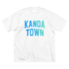 JIMOTOE Wear Local Japanの苅田町 KANDA TOWN ビッグシルエットTシャツ