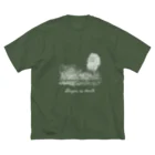 Too fool campers Shop!のSHIZENnoMORI02(白文字) Big T-Shirt